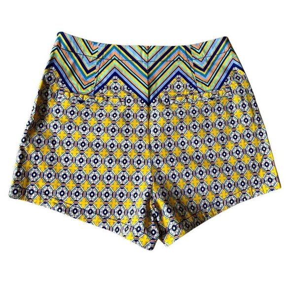 Maeve High Rise Relaxed Shorts size 8 Multicolor Abstract Geometric - Picture 4 of 12